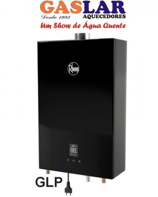 Aquecedor Rheem 20 Litros BLACK Premium Conenct Wi-Fi Digital GLP = Gás de Botijão